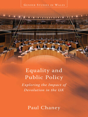 cover image of Equality and Public Policy